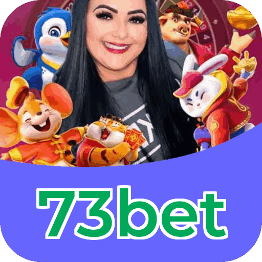 Interface do aplicativo 73bet mostrando jogos disponíveis no iOS e Android